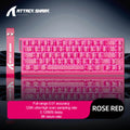 X68HE ATTACK SHARK Magnetic Gaming Keyboard Mechanical Wired for Pro Gaming 0.01mm Rapid Trigg 8000Hz SOCD/Rs 0.125ms 128K Rate