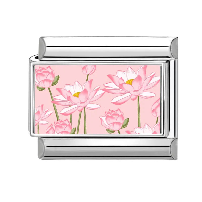 Y2K Series Heart Flowers Cherry Ball Butterfly Italian Charm Links Fit 9mm Stainless Steel Bracelet DIY Making Jewelry Gifts